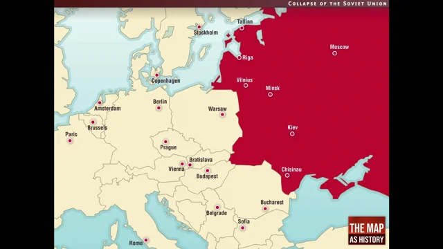 fall of soviet union map