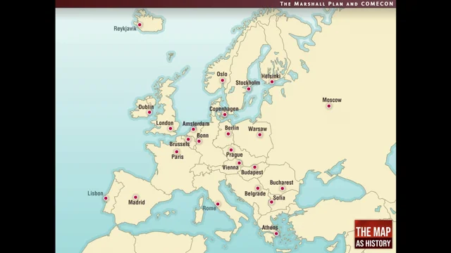 marshall plan map