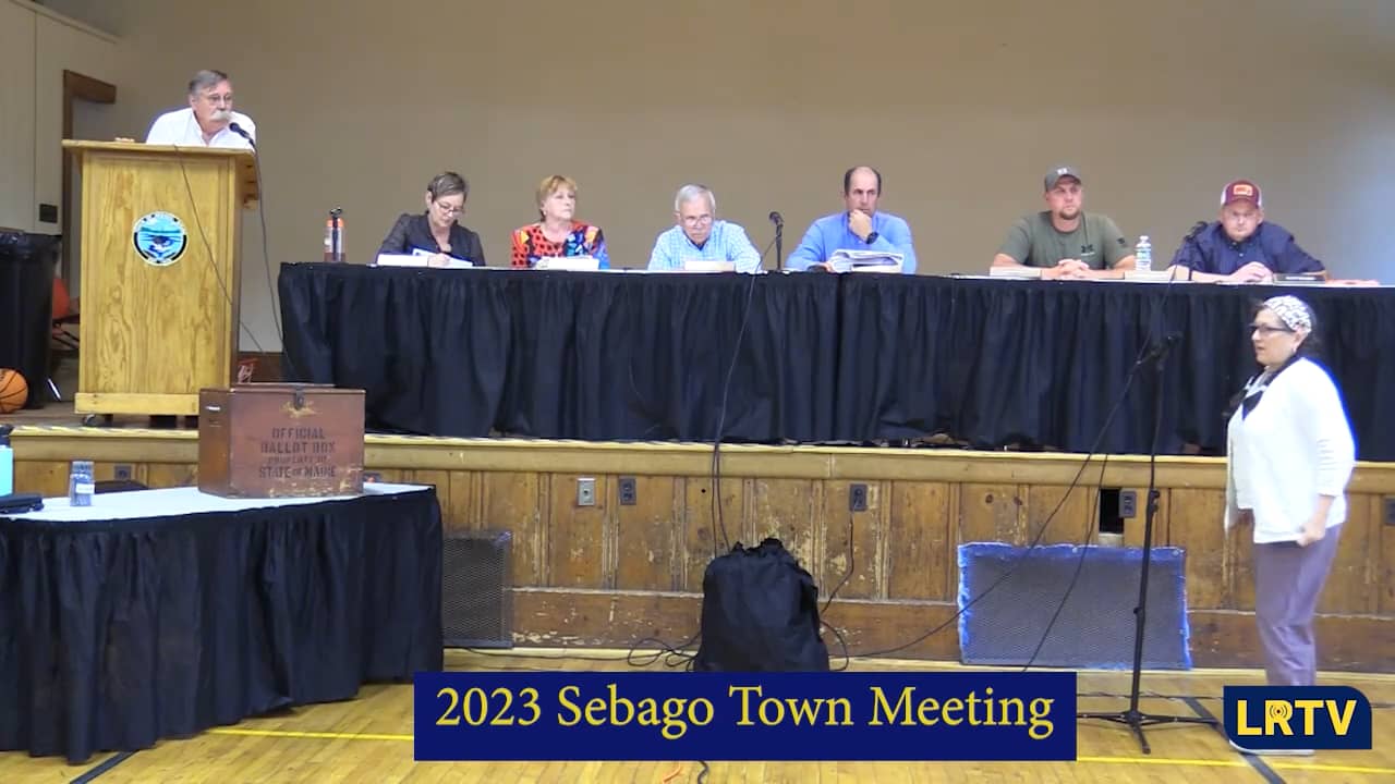 2023 Sebago Town Meeting on Vimeo
