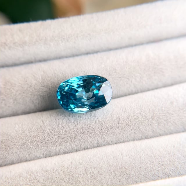 ✨大感謝セール✨ ブルージルコン ルース 1.81ct ハンドメイド