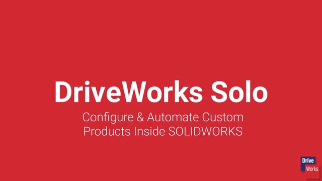 Get to Know DriveWorks Solo