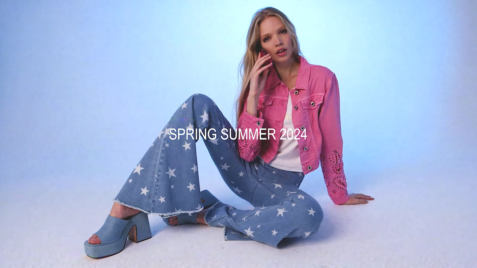 Skinny jeans in shiny denim | Denny Rose Official