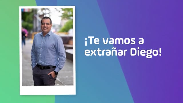 Diego ¡Éxitos en tus nuevos proyectos!