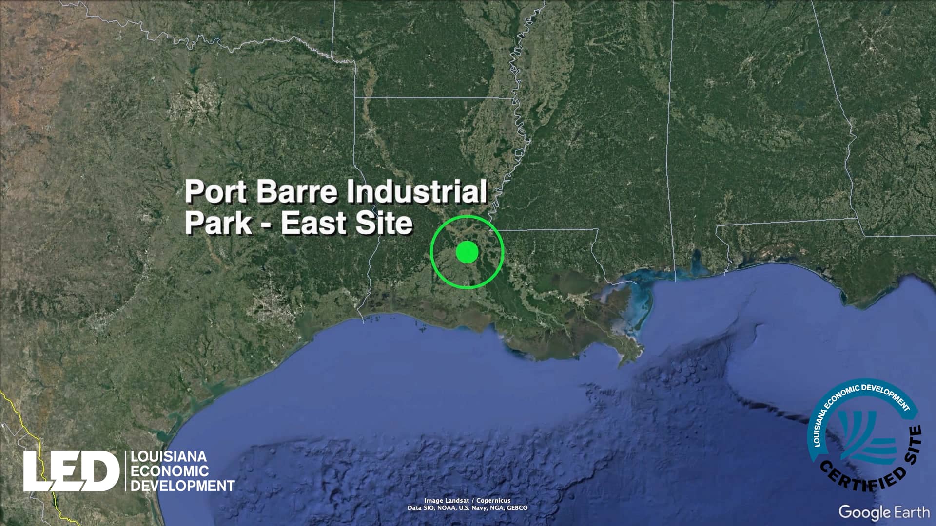 Port Barre Industrial Park East Site on Vimeo