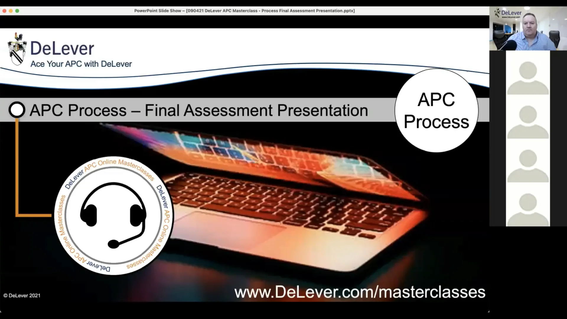 Watch DeLever APC Process Masterclass: Presentation Explained (7 days ...