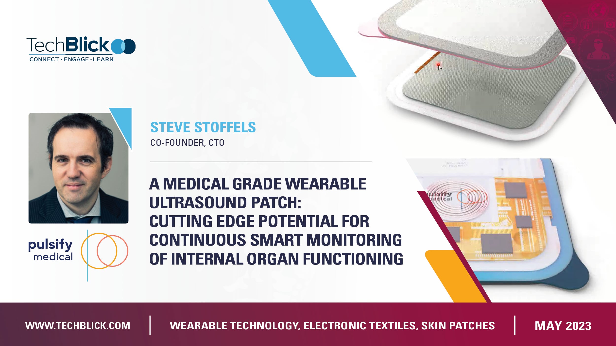 Pulsify Medical Medical grade wearable ultrasound patch Cuttingedge