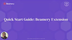 Quick Start Guide - Extension