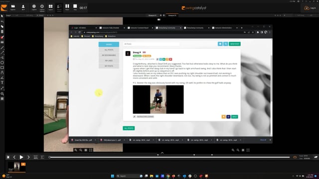 Play swing video