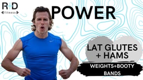 Lateral Glute and Hamstring (weights+booty bands) 52623