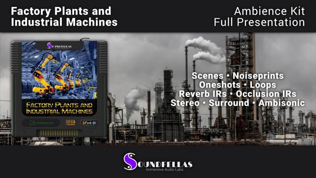 Factory Plants and Industrial Machines - Full Library Presentation