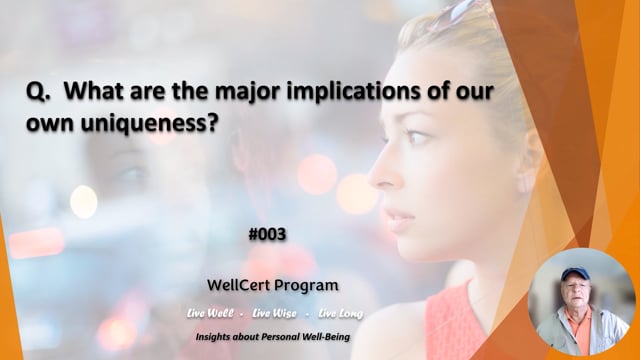 #003 What are the major implications of our own uniqueness?