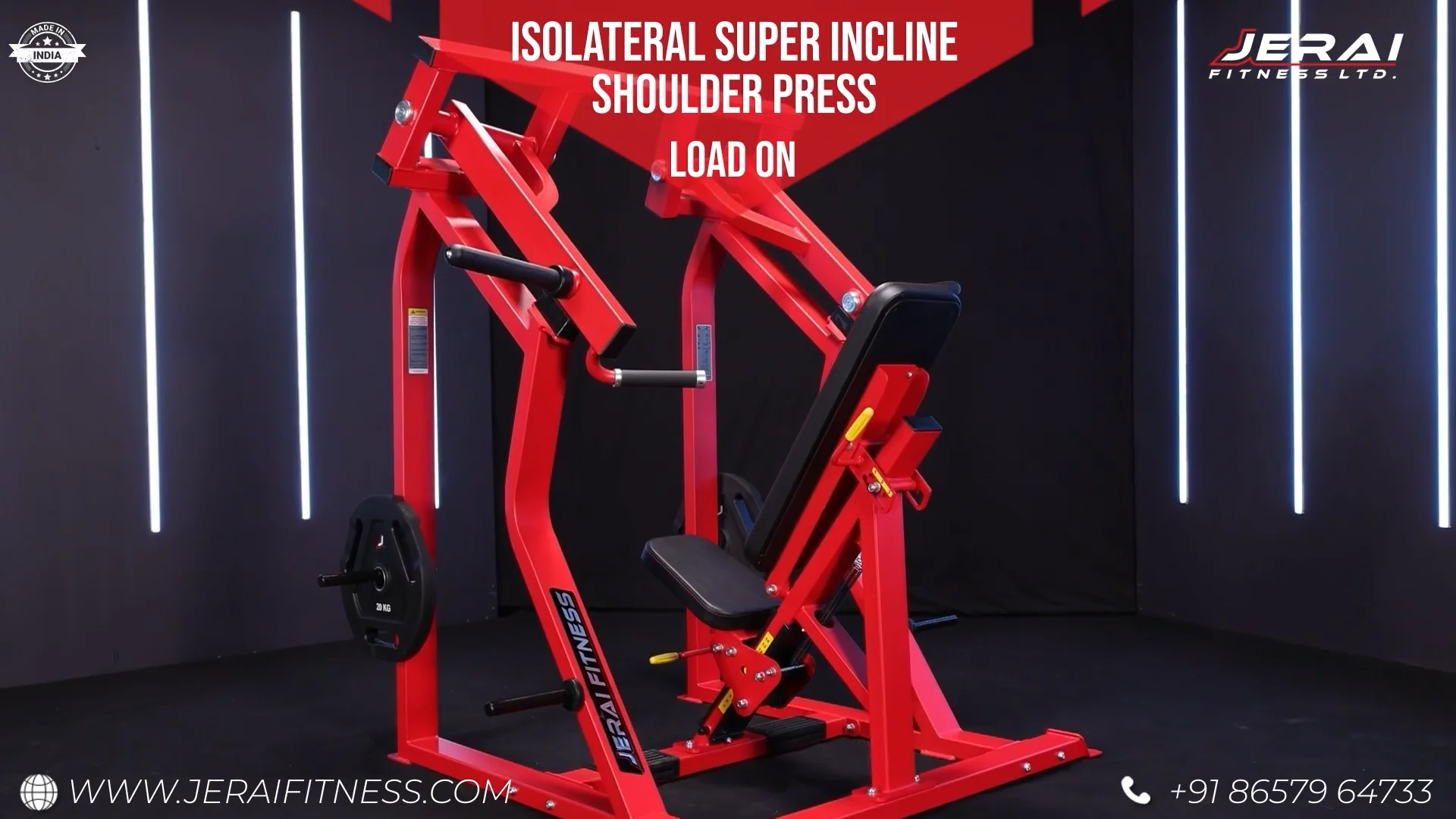 Buy Isolateral Super Incline Shoulder Press Machine | Jerai Fitness
