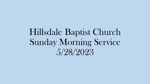 Hillsdale Baptist Church- Tampa, FL on Vimeo