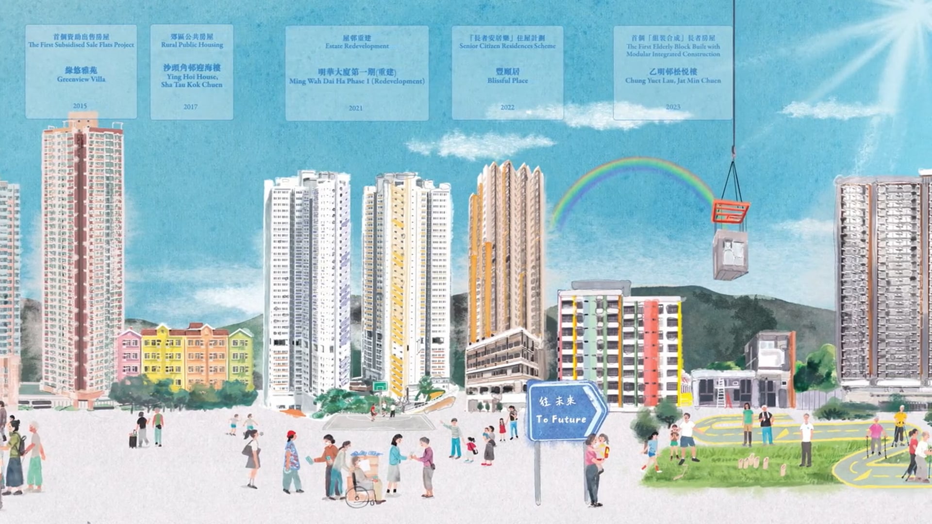 香港房屋協會《75個寒暑　一步一腳印》