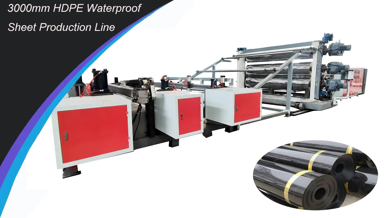 this video will make you HDPE WATERPROOF SHEET MAKING MACHINE ...
