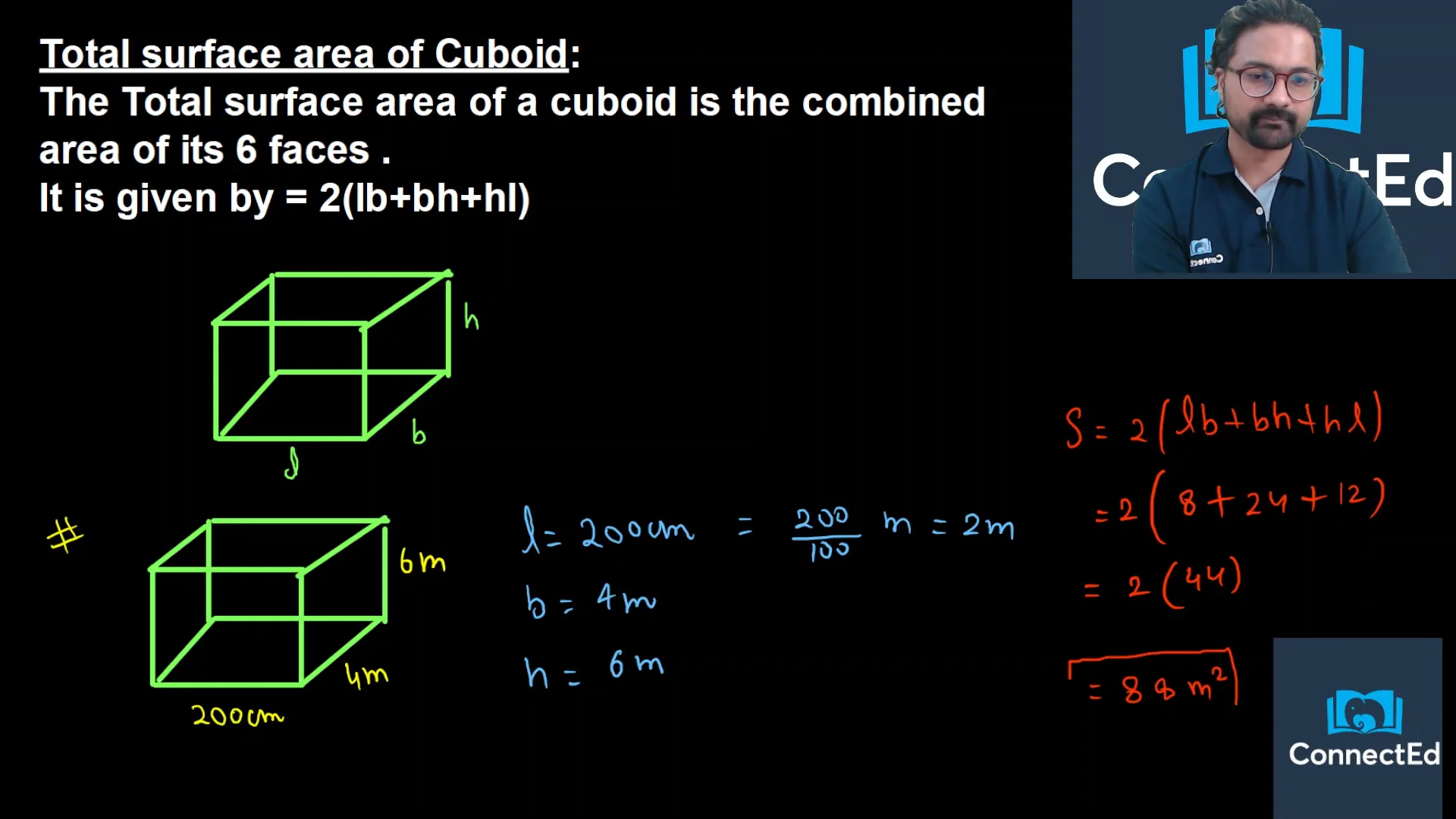 Surface Area Of A Cuboid