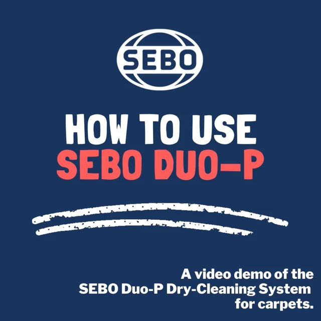 Sebo 9401AM Duo P Dry Carpet Cleaner