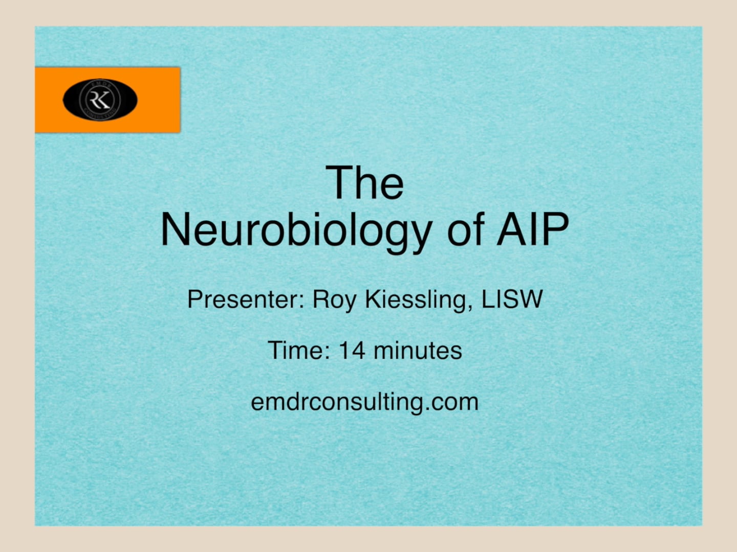 THE NEUROBIOLOGY OF AIP - NEUROBIOLOGY OF AIP On Vimeo