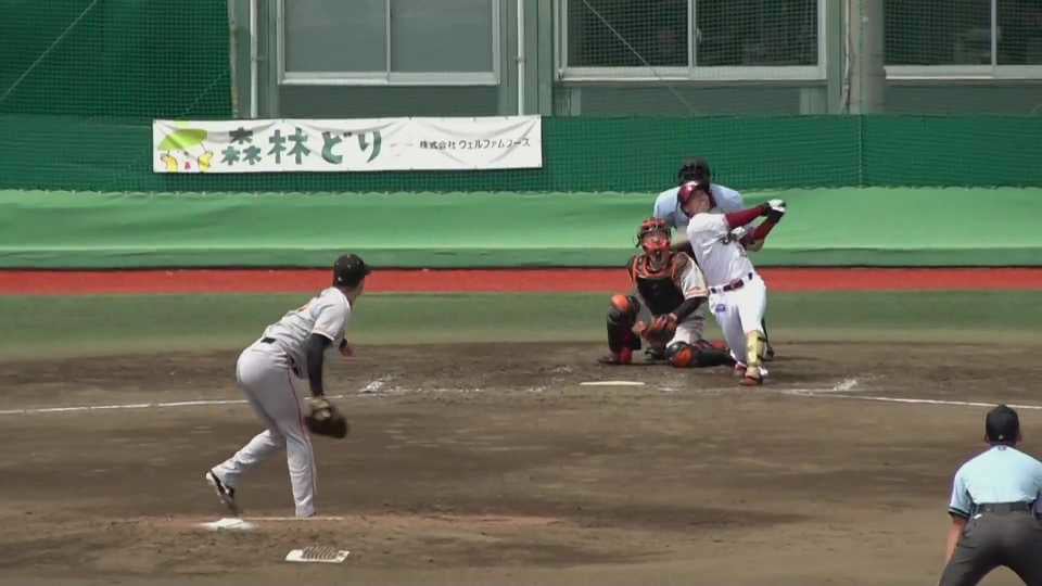 【ファーム】イーグルス・平良竜哉の打球が伸びる!! タイムリー3ベースヒット!!   2023年5月30日 東北楽天ゴールデンイーグルス 対 読売ジャイアンツ