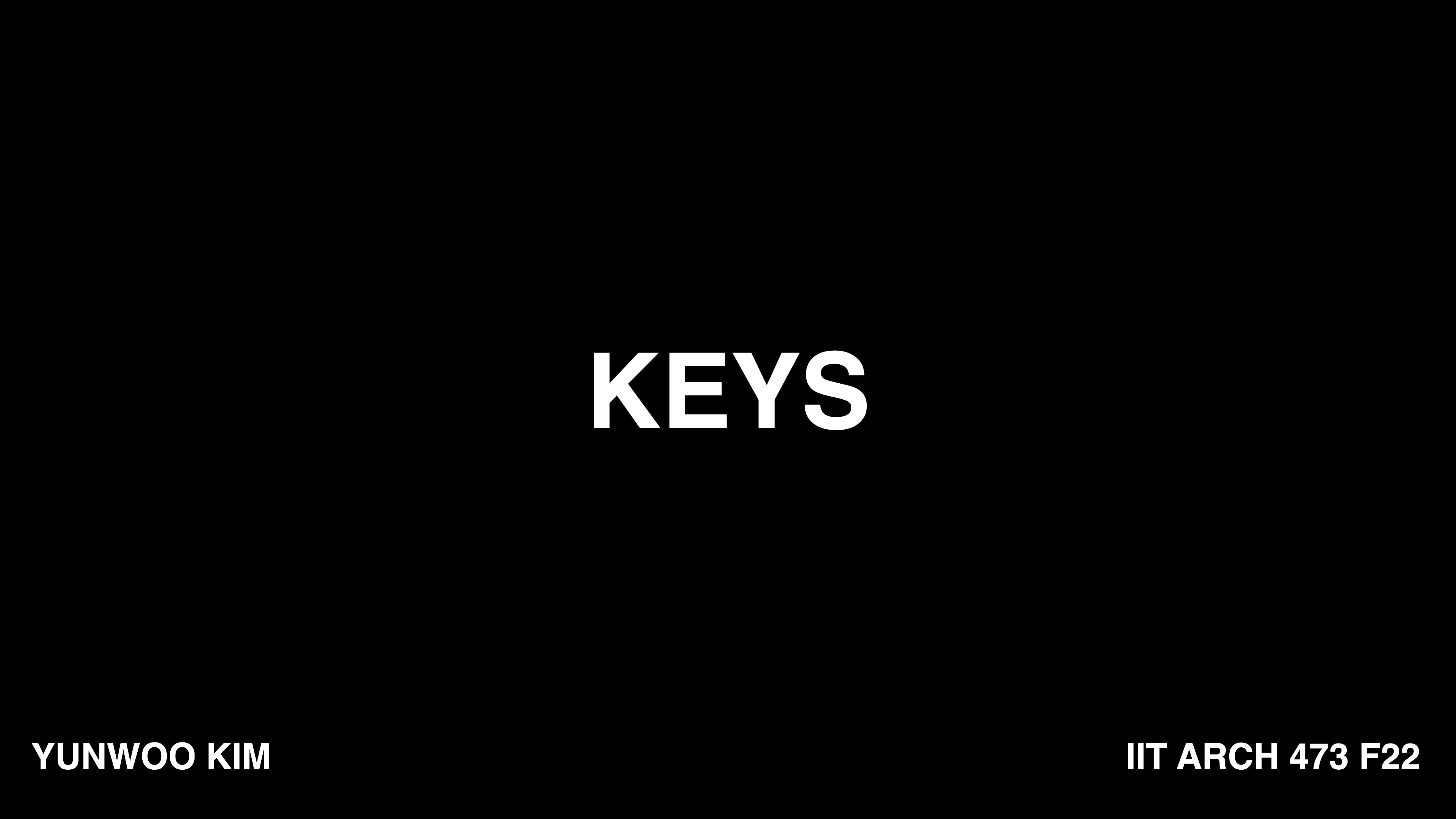 This is "FALL_ARCH473_JONATHAN-MILLER_KimYunwoo_Keys" by Jeffrey Wigen on Vimeo, the home for high quality videos and the people who love them.