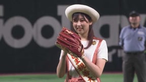 【始球式】第17代かごしま親善大使・穗滿結衣さんが始球式に登場!!  2023年5月30日 福岡ソフトバンクホークス 対 中日ドラゴンズ