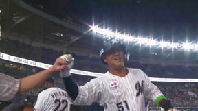 【4回裏】幕張の夜空に打ち上げた!! マリーンズ・山口航輝 ソロホームランで追加点!!  2023年5月30日 千葉ロッテマリーンズ 対 読売ジャイアンツ