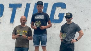 La moto de Joel Plasencia pràcticament destrossada després de ser envestit
