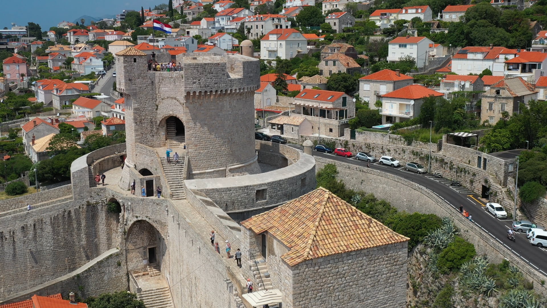 Dubrovnik city walls and fortresses