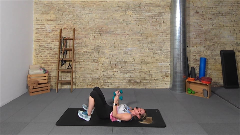 Triceps, espalda y hombros.