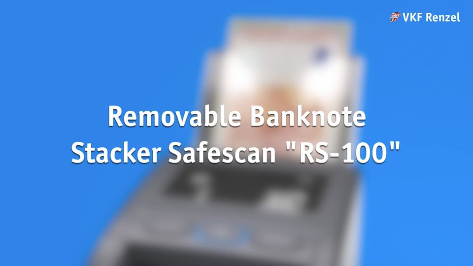 10-0059-28 Removable Banknote Stacker Safescan RS-100 EN