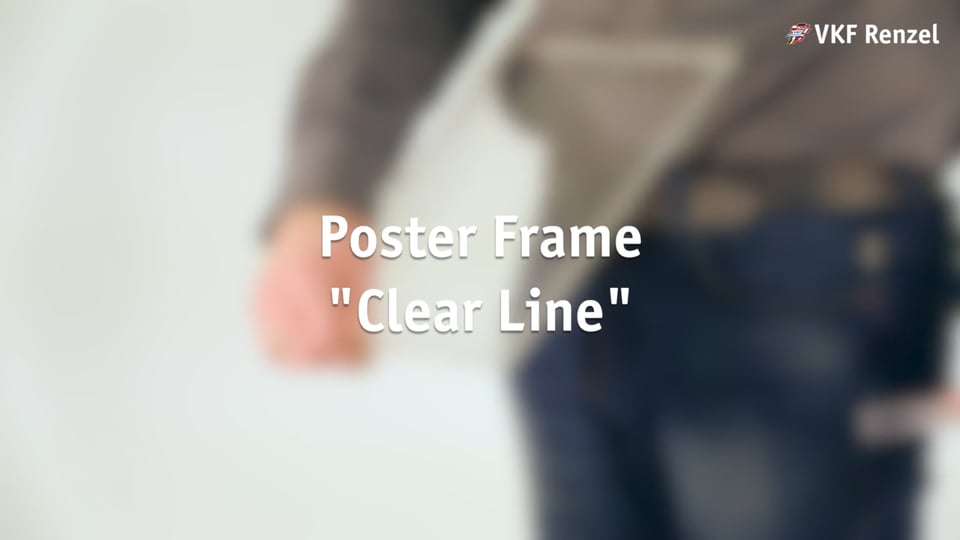 53-0454-1 Poster Frame Clear Line EN