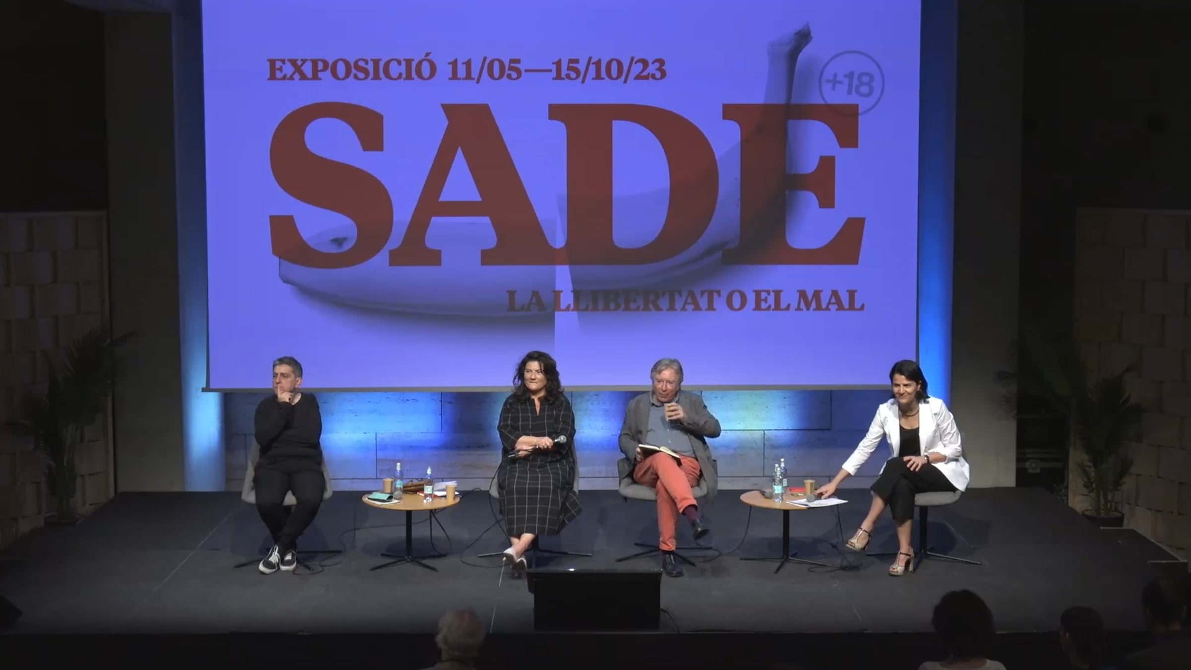 EXHIBITION / Sade. Freedom or evil. Press conference (OV Ca / En trad ...