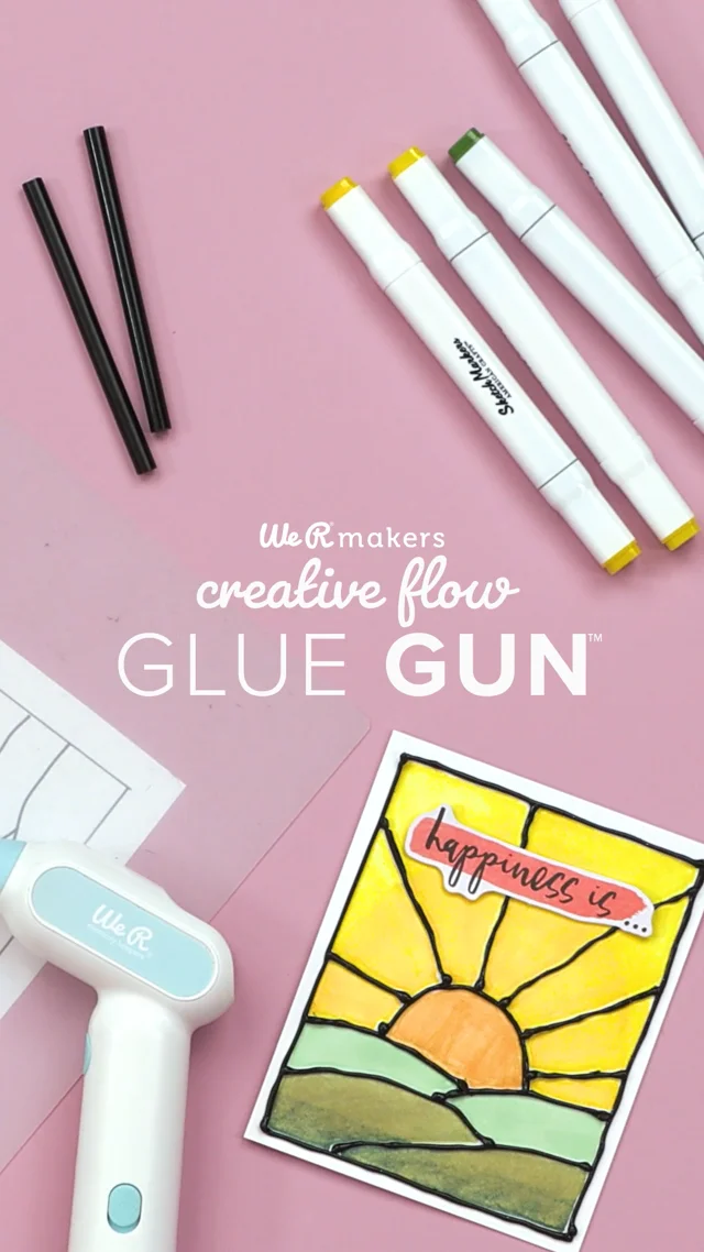 We R Makers - Creative Flow Collection - Hot Glue Sticks - Glitter