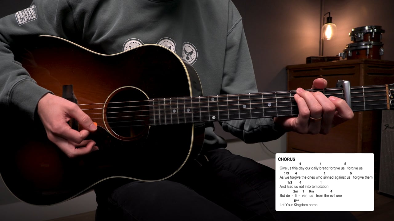 The Lord's Prayer (It's Yours) - Male By Matt Maher - Acoustic Guitar ...