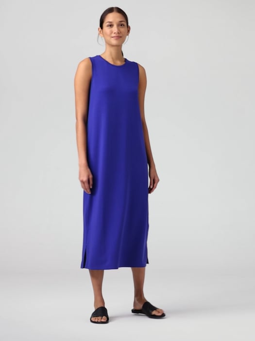 Stretch Jersey Knit Tank Dress | EILEEN FISHER