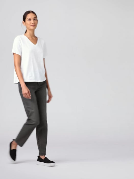 Organic Cotton Stretch Slim Jean | EILEEN FISHER