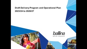 Draft Delivery Program and Operational Plan Presentation 2023/24 - 2026/27