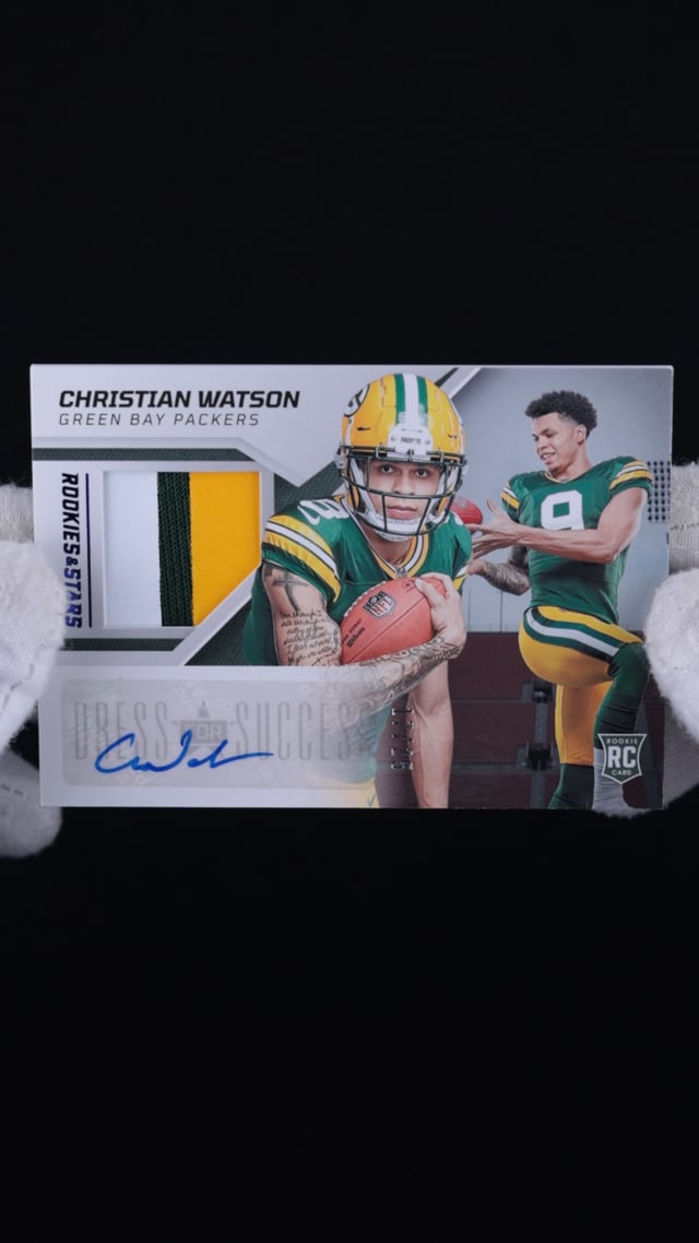 Christian Watson 2022 Donruss Rookie Phenoms RPA- #'d 99