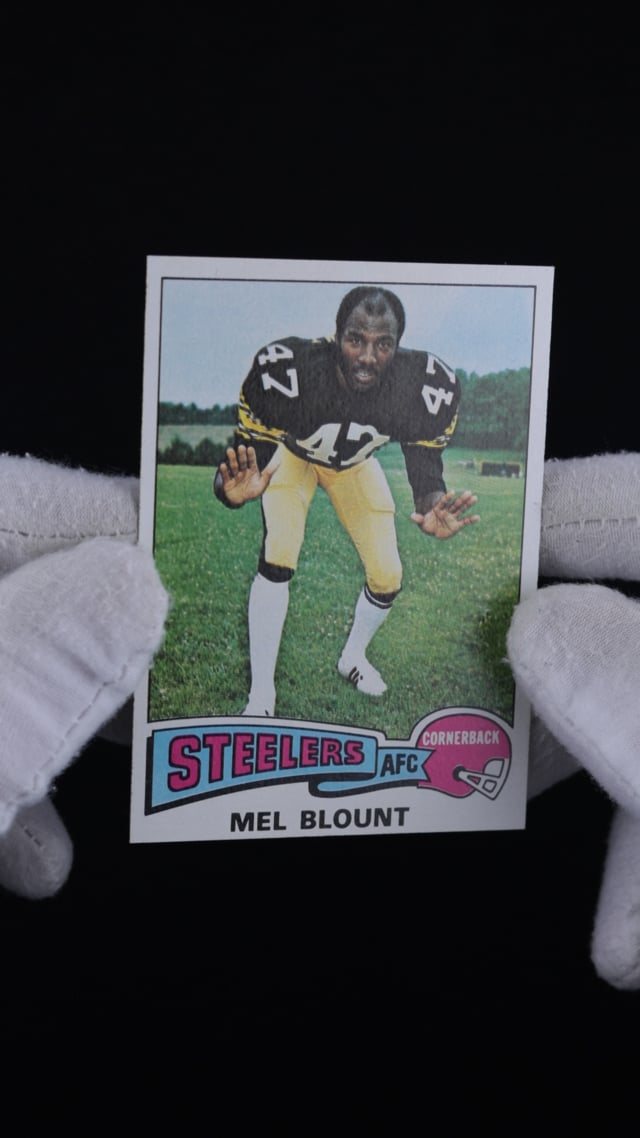 1975 Topps Football Mel Blount #12 MBA AUTH - Weekly Sunday Auction -  Closing July 23, 2023