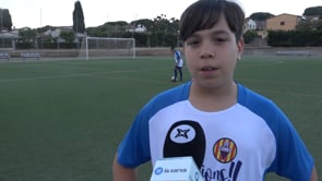 Un aleví de l'Escala fa setanta-dos quilòmetres per jugar a futbol