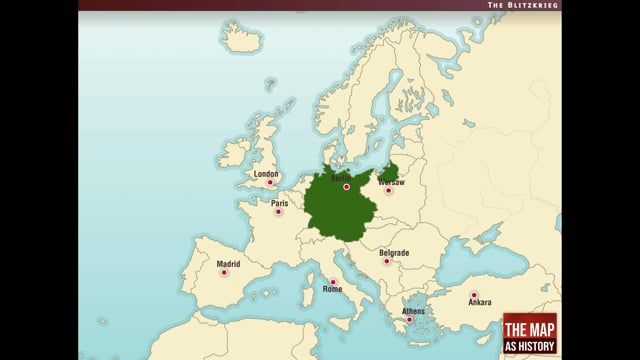 The Blitzkrieg - The map as History
