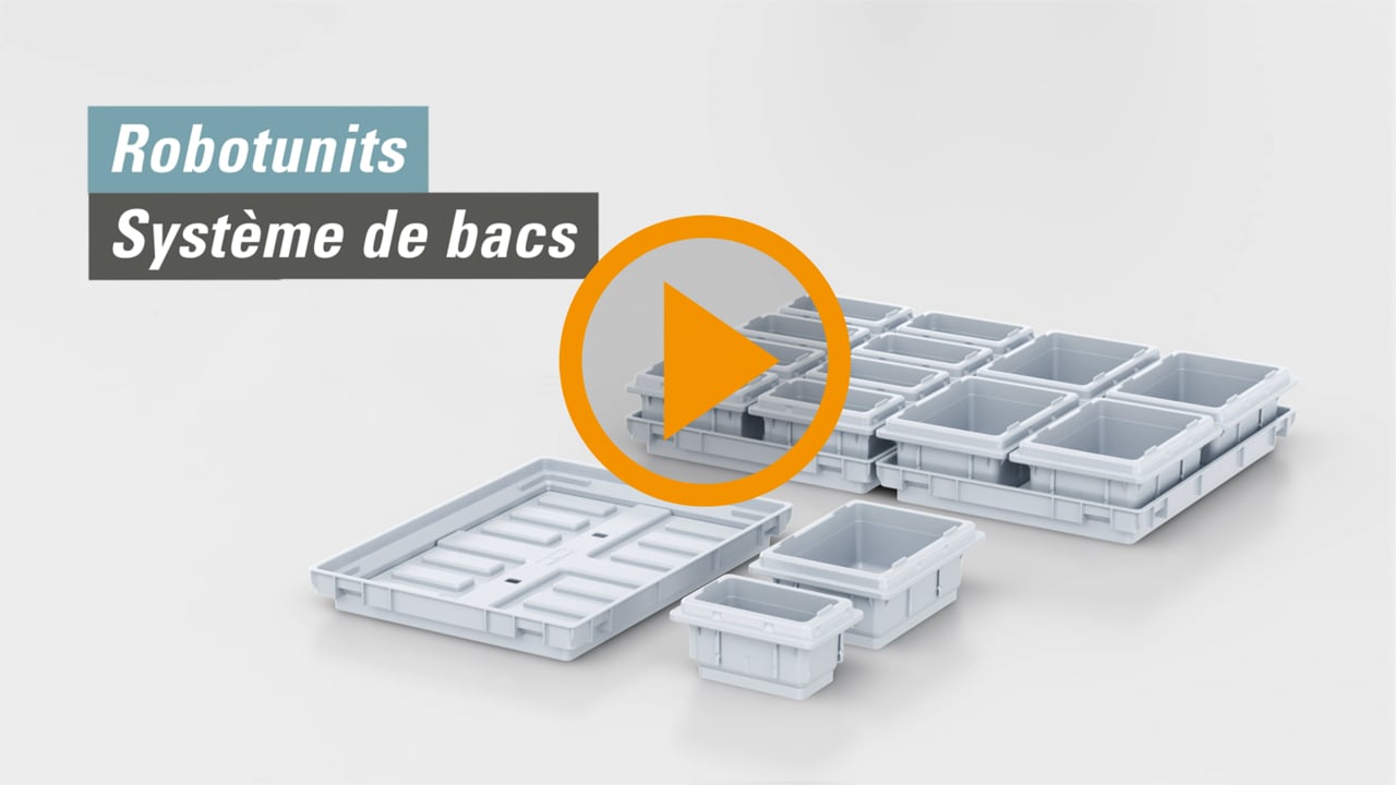 Système de bacs | Robotunits