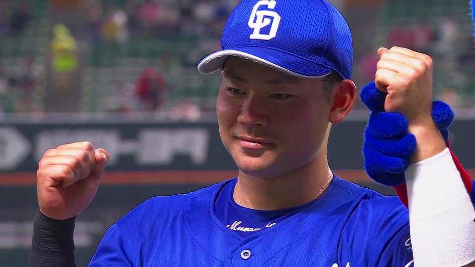 ドラゴンズ・村松開人選手ヒーローインタビュー 5月31日 福岡ソフトバンクホークス 対 中日ドラゴンズ
