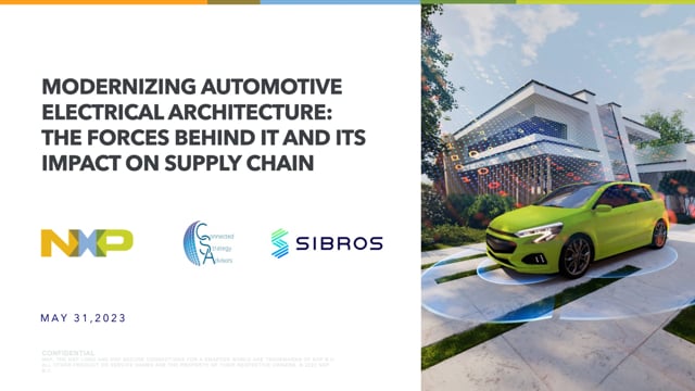 Modernizing automotive electrical architectures: driving forces and supply chain impact