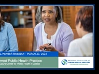 GMW 4/13/23: Trauma-Informed Public Health Practice and Introducing NACDD's Center for Public Health in Justice