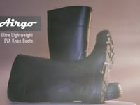 Tingley Airgo™ 13-1/2 in. Size 6 Mens/8 Womens Plastic and Rubber Ultralight Plain Toe Boots in Black T2114106 at Pollardwater