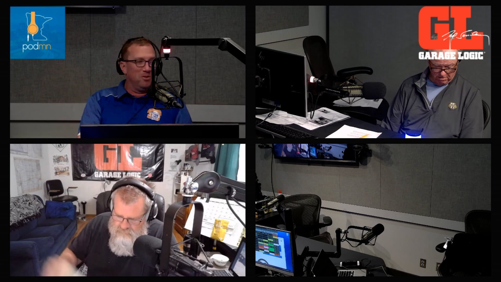5/31 Tom Barnard in studio discussing the history and future of broadcasting