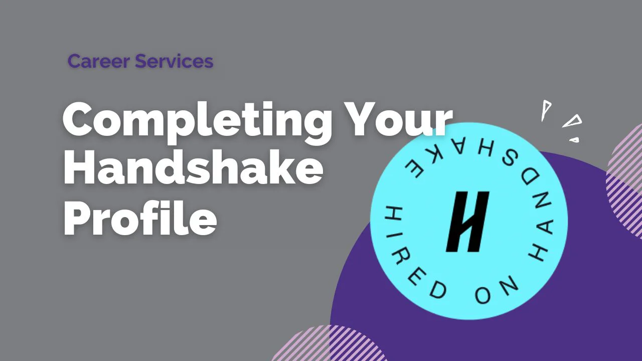 Completing Your Handshake Profile on Vimeo