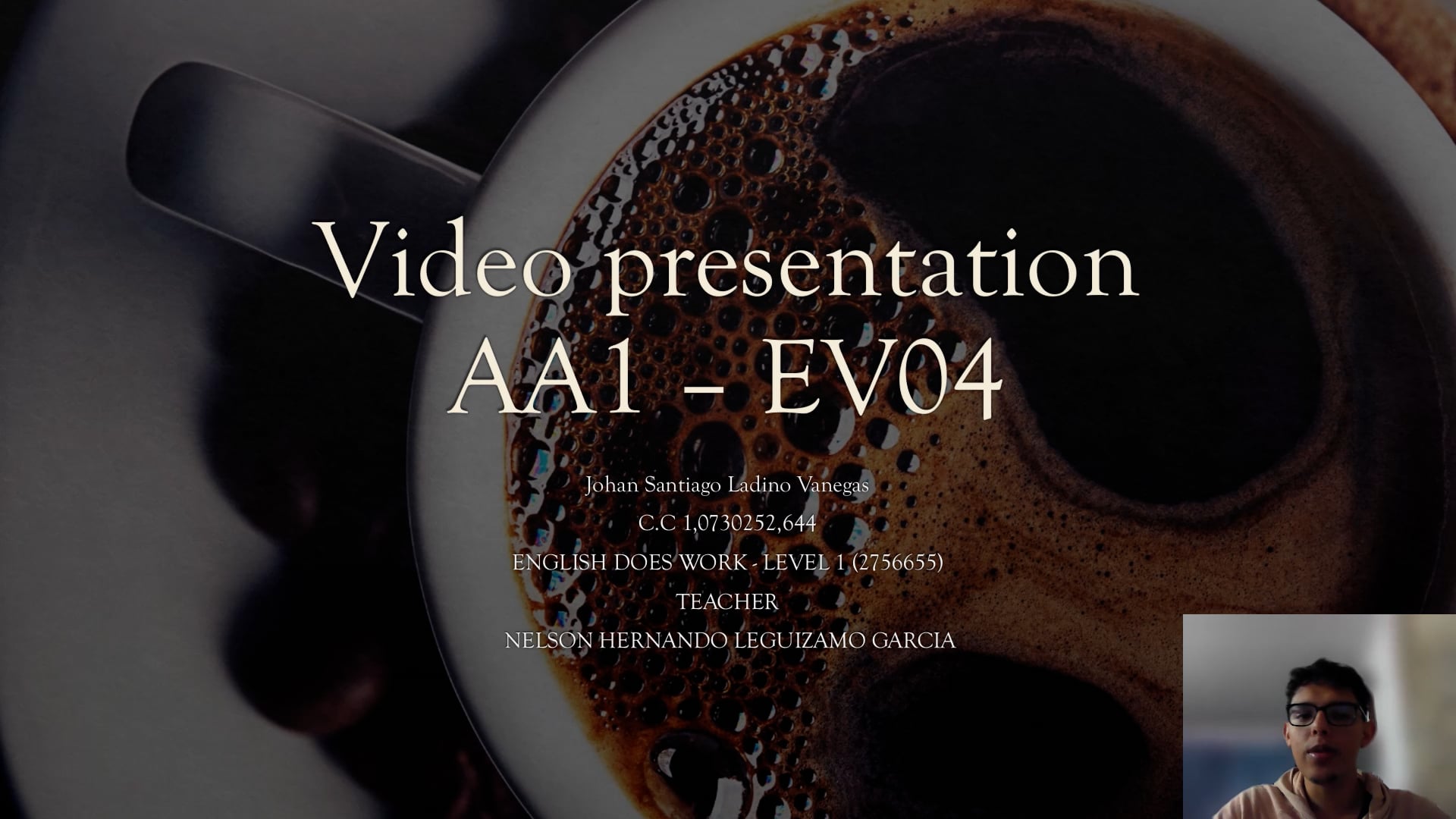 Video presentation on Vimeo