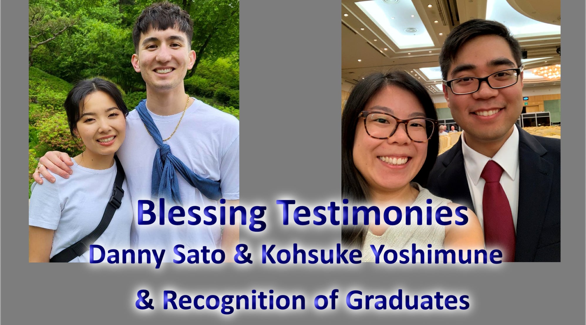 2023-05-28 Blessing Testimonies & Recognition Of Graduates On Vimeo